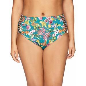 Jessica Simpson Women's Plus Size Eden Print Swim Separates Bottom 2X